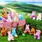 36 Pcs Easter Mini Plush Bunny Bulk 4 Inch Stuffed Animal Bunnies Bulk Tiny Rabbits Plushies Dolls Easter Basket Fillers Stuffers Party Favors Gifts